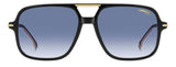 Carrera 350/S Blue Lens Men's Square Sunglasses 58mm