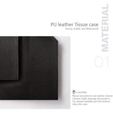 Carrotez Modern PU Leather Square Tissue Box Holder