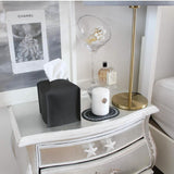 Carrotez Modern PU Leather Square Tissue Box Holder