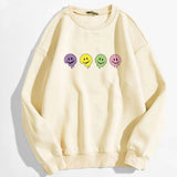 Cartoon Graphic Thermal Lined Sweatshirt