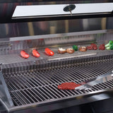 Castelle Flame Inferno Premium Black Stainless Steel 6-Burner Liquid Propane Kitchen Grill Island With Rotisserie Kit (SAK82641)