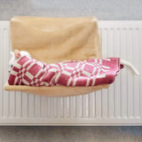 Cat Radiator Bed Pet Hammock Hanging Mat Blanket with Metal Frame