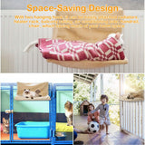 Cat Radiator Bed Pet Hammock Hanging Mat Blanket with Metal Frame