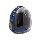 Cattie Navy Blue Transparent Astronaut Cat Backpack 40cm