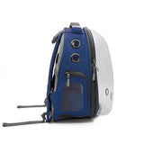 Cattie Navy Blue Transparent Astronaut Cat Backpack 40cm