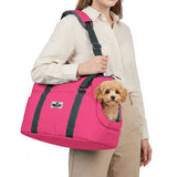 Cattie Pink Bungalow Pet Carrier for Cats 25x50x30 cm