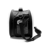 Cattie Black Transparent Panoramic Cat Carrier Bag 30x40x35 cm