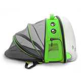 Cattie Green Mesh Astronaut Pet Carrier Backpack 25x60x40 cm
