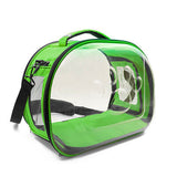 Cattie Green Transparent Panoramic Pet Carrier Bag 30x40x35 cm
