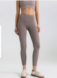 Mesh Side-pocket Stretchy Athletic Leggings