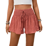 New Womens Fashion Y2K Drawstring Shorts Skirt