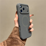 Liquid Silicone Skin-feel Magnetic Phone Case