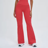 High-waisted Flared Pants With A Slightly Tapered Leg For A Slimming, Sporty Look For Women