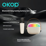 KP-K08 Bluetooth Karaoke Speaker In Stock Features RGB Ambient Lighting Long Battery Life And Powerful Bass Includes Two Microphones A Best-selling Item