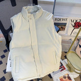Men's Loose-Fit Stand-Up Collar Vest Jacket