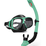 Diving Set Mask And Dry Snorkel With Myopia Option Availabl