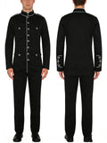Mens Military Gothic Jacket Coat