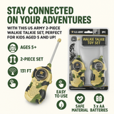 US Army 2 Pc Walkie Talkie Set