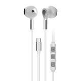 KP-244 Wired Earphones With In-Line Controls USB-C Connector Semi-In-Ear Design High Volume High Sound Quality Low Latency Gaming-Ready Hot-Selling Item In Stock
