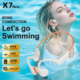 Long-Lasting Bone-Conduction Bluetooth Sports Headphones
