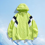 Outdoor Summer Patchwork Thin Couple Style For Teens