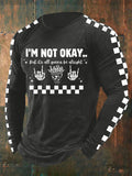 Casual Versatile Custommade European And American Style Round Neck, Long Sleeves