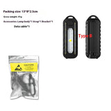 Bicycle Warning Taillight TYPE-C Backpack Light Running