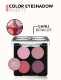 Flormar Color Palette Matte & Shimmer Eyeshadow Quad