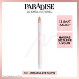 Loreal Paris Paradise Le Kohl Eyeliner - Immaculate Snow, Long-Lasting, Sensitive Eyes Makeup