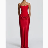 Fashionable Sexy Figure-hugging Dress With Fluttering Ribbons