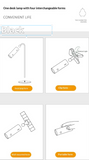 New 3-in-1 LED Magnetic Eye-Care Lamp For Student Dormitories