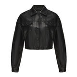 Women's Long-sleeved Single-breasted Short Jacket European And American
