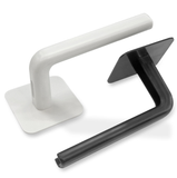 L-shaped hook-15.5CM-black-PP-1 piece