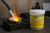 JSP & GTE Boric Acid Powder 8oz or 1lb Bag – 99.9% Pure Anhydrous H3BO3 for Gold Refining, Jewelry Casting, and Industrial Use
