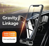 Gravity Car Phone Mount, Suction Cup Multi-functional Universal Cell Phone Holder For Car