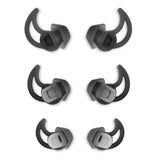 MQIMY Silicone Replacement Earbud Tips Earbud Covers Ear Tips Compatible with Bose QC20 QC20i SoundSport SIE2i IE2 IE3 Headphone Rubber Tips 3 Pairs S M L