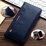 Retro Multi-function Card-slot Wallet Flip Phone Case