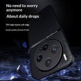 Light Luxury Leather-Grain Magnetic Car Mount Lens-Cover Full-Body Drop-Resistant Protective Case