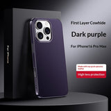 Versatile, High-end Metal-lens Leather Phone Case