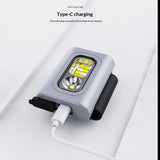 Portable Red-Light Silicone Magnetic Chest Lamp For Night Running