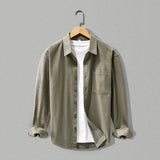 Loose-fitting Versatile Long-sleeve Cotton Shirt