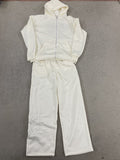 Loose-fit Tailored Hooded Zip-up Sweatshirt Jacket
