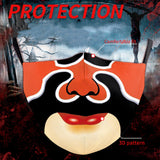 Digital Printing Halloween Clown Funny Double Outdoor Dust Mask