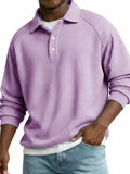 Mens Casual Stylish Long-sleeve Top