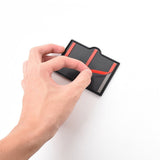 Acrylic Center Console Card Key Holder for Model 3/Y | Gloss Black | Anti-Slip