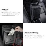 Hidden Center Console Organizer For Tesla Model 3 / Y