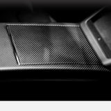 Center Panel Storage Box Dry Carbon Fiber Overlay for Model S/X 2021+