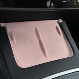 Silicone Wireless Charging Pad for Model 3/Y | Anti-Slip | 4 Colors | Waterproof