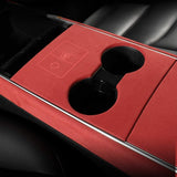 Alcantara Central Control Panel Sticker for Tesla Model 3 (17-20)