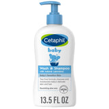 Cetaphil Baby Shampoo and Body Wash with Organic Calendula, Tear Free, Hypoallergenic, Ideal for Everyday Use, Dermatologist Tested, 7.8oz